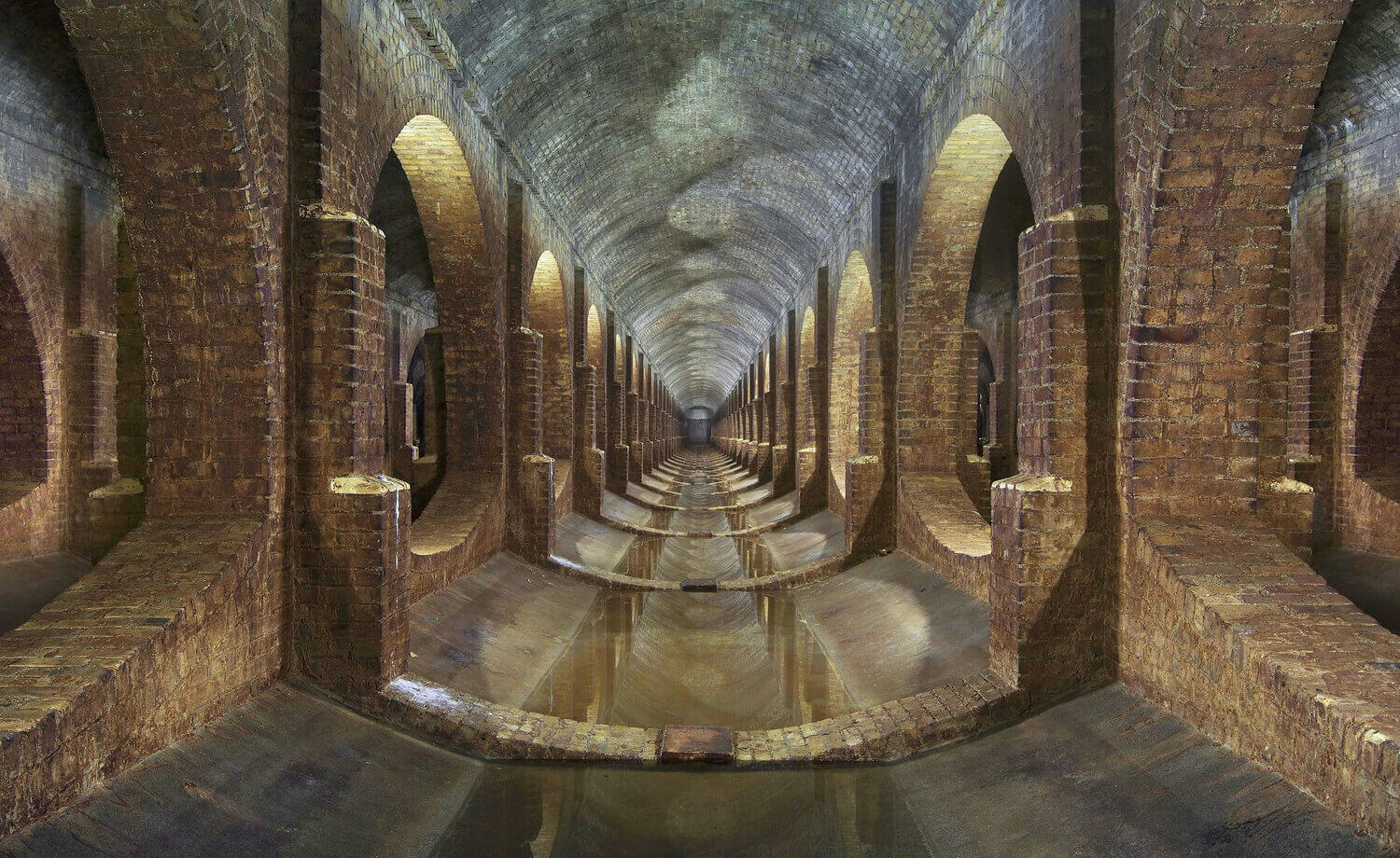 Matt Emmett's limited edition photograph of an underground water facility