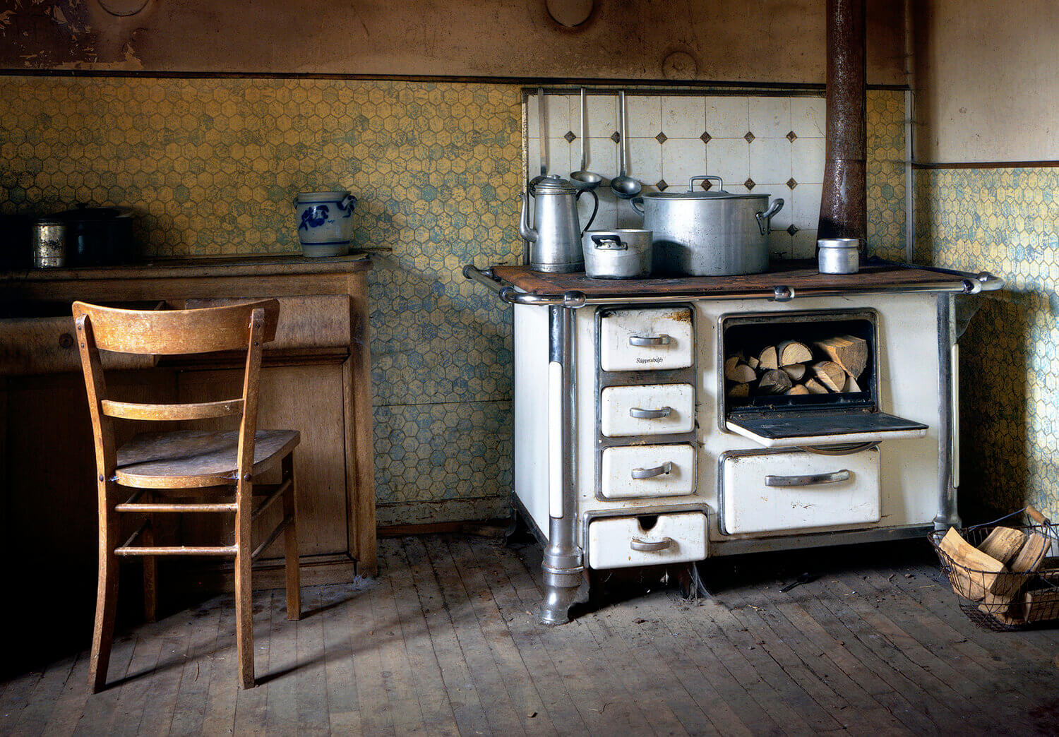 Matt Emmett's limited edition photograph of an old kitchen for Forgotten Heritage