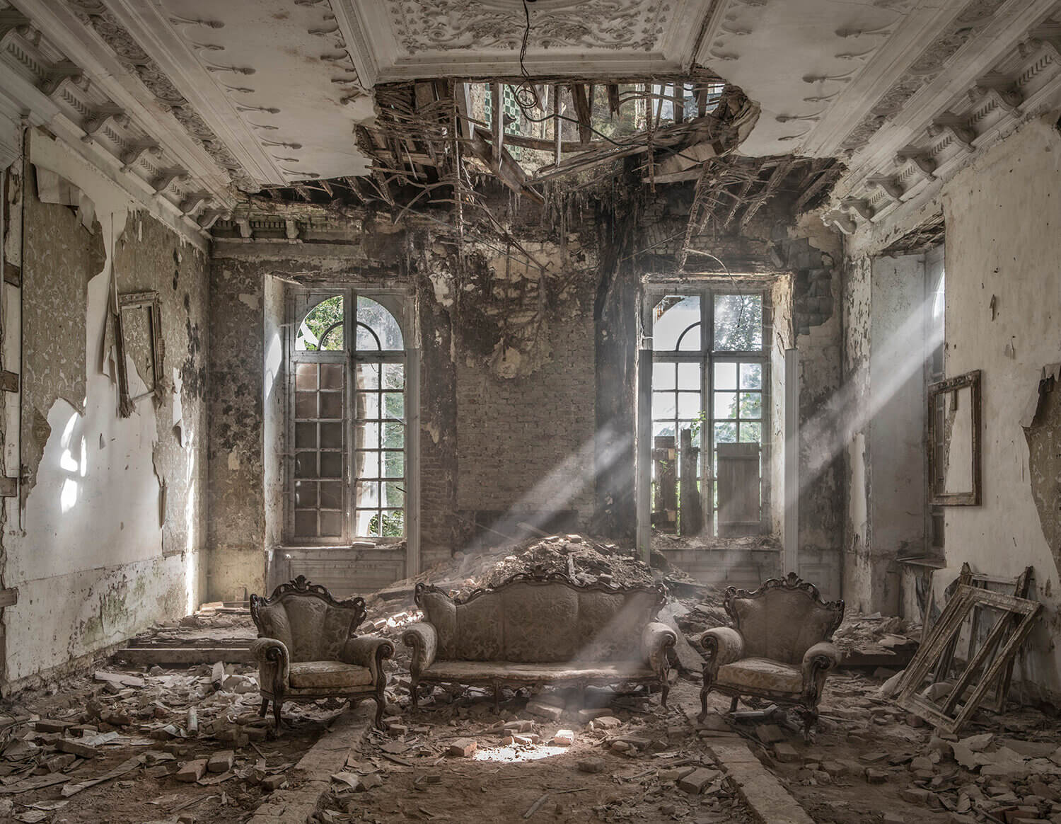 Matt Emmett's limited edition photograph of Ruined Chateau for Forgotten Heritage