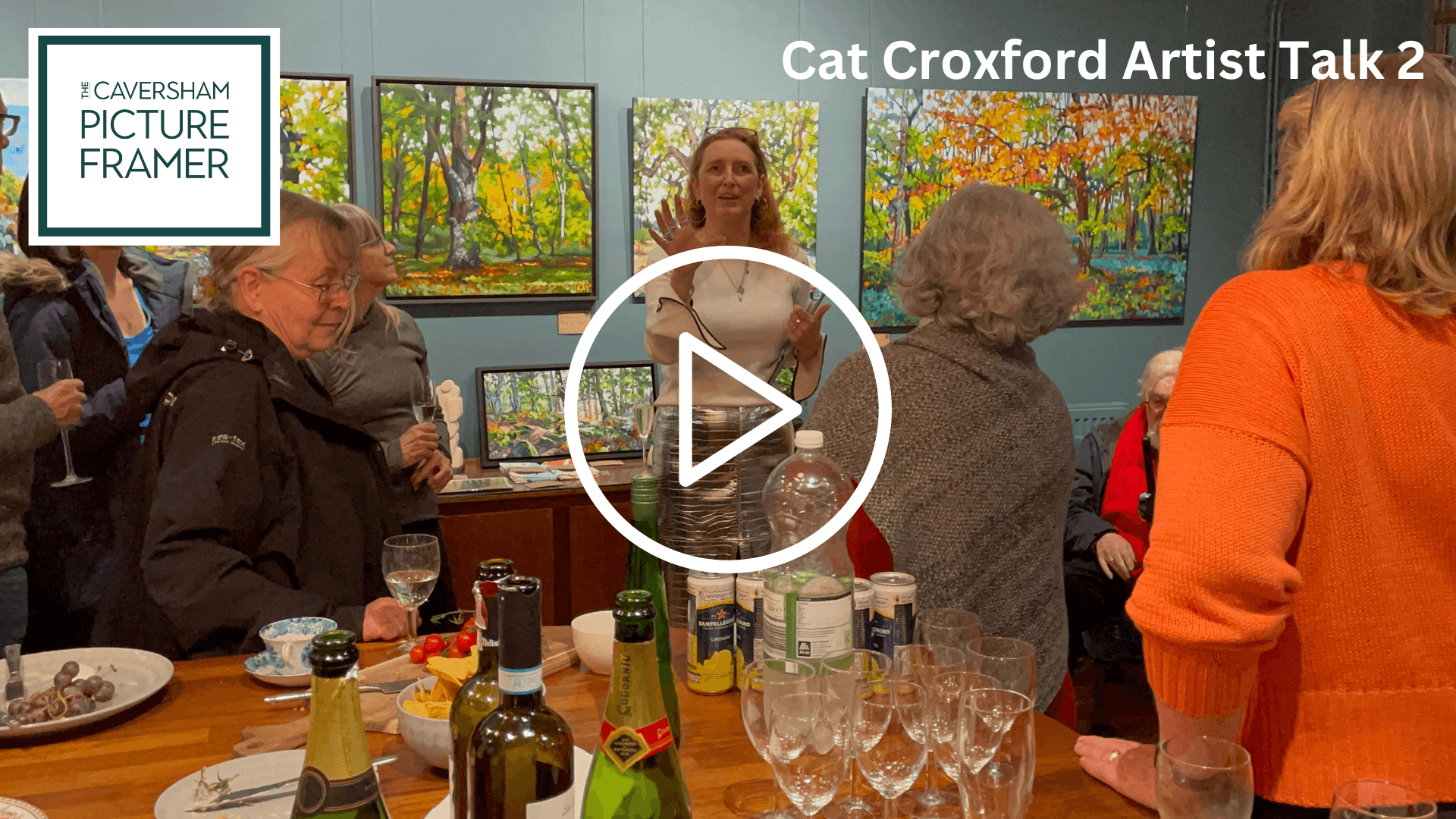 Cat Croxford's Artist Talk - Caversham Picture Framer